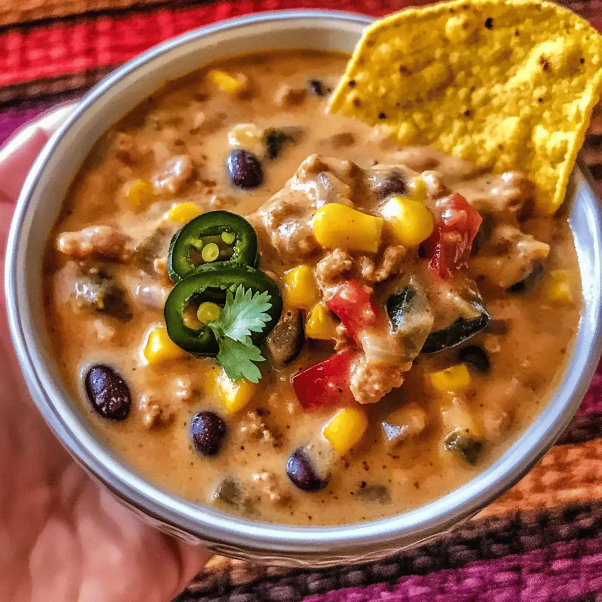 Protein Creamy Taco Soup That Packs Flavor and Nutrition 1 Protein Creamy Taco Soup nehw1n
