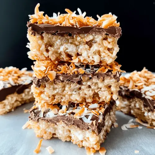Samoa Rice Krispies: A Chewy Treat You'll Love to Share 15 Samoa Rice Krispies