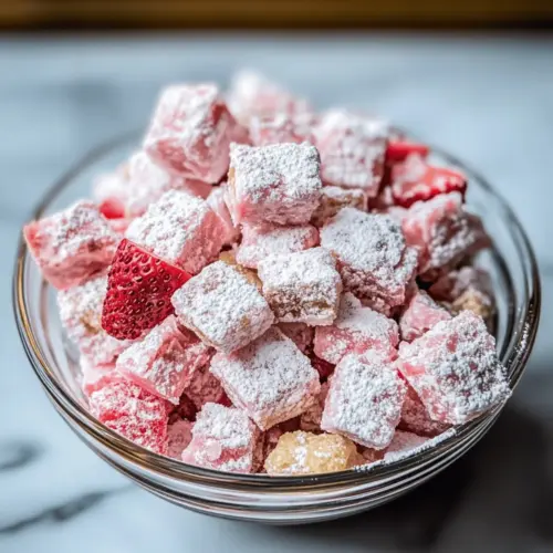 Strawberry Shortcake Puppy Chow