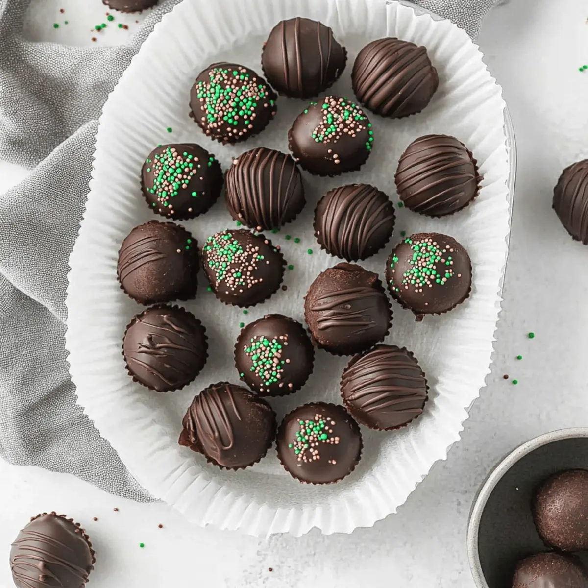 Irresistible Thin Mint Truffles: A No-Bake Delight