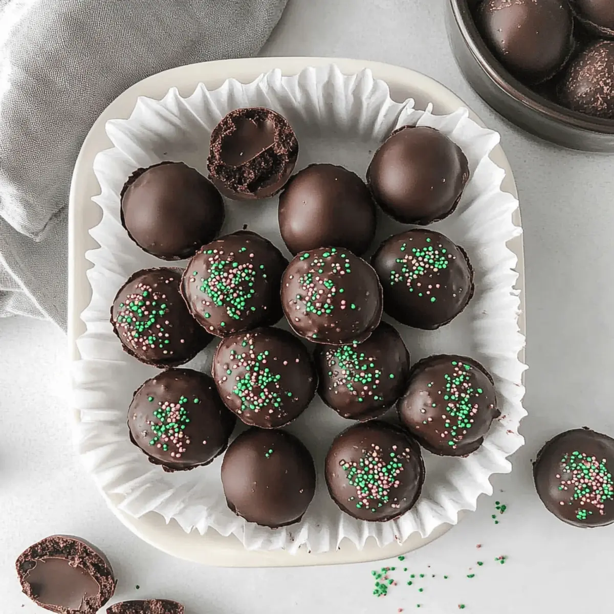 Irresistible Thin Mint Truffles: A No-Bake Delight