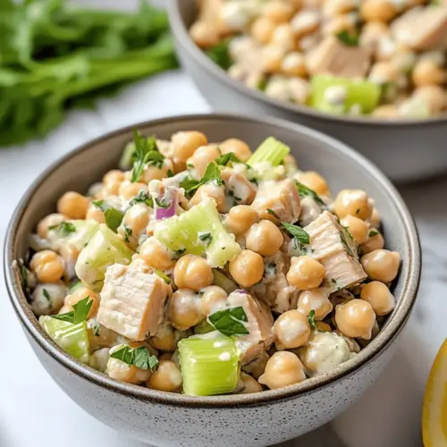 Tuna Garbanzo Bean Salad