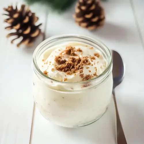 Velvety Eggnog Mousse with Gingerbread Crunch Delight 8 Eggnog Mousse