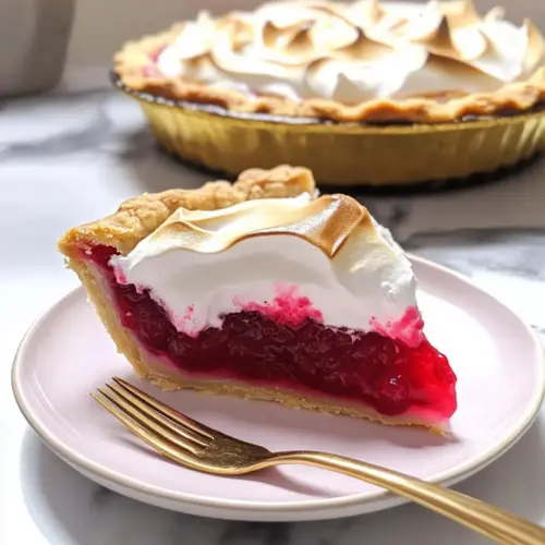 Cranberry Meringue Pie: A Festive Twist on Holiday Joy 10 Cranberry Meringue Pie