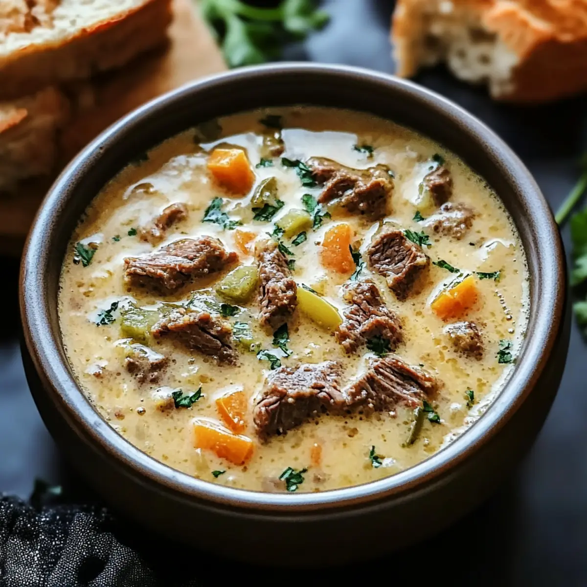 Creamy Philly Cheese Steak Soup That Warms the Soul 3 645430b4 c30f 4aa0 a8ce