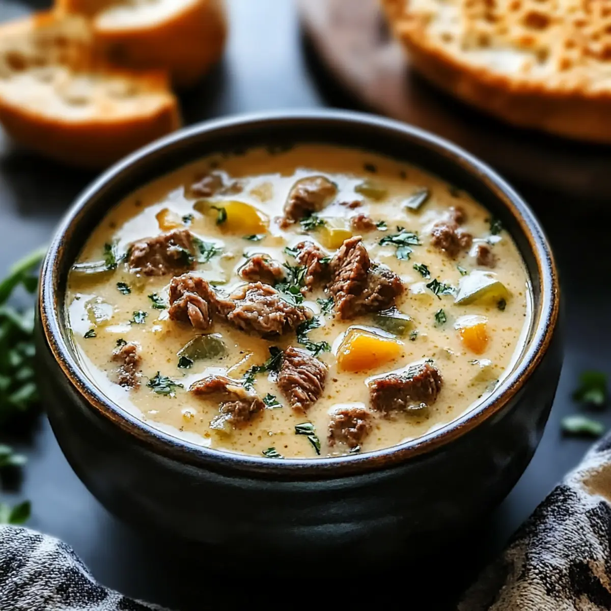 Creamy Philly Cheese Steak Soup That Warms the Soul 1 645430b4 c30f 4aa0 a8ce 0eb6ecb5d1b2tr qawkto