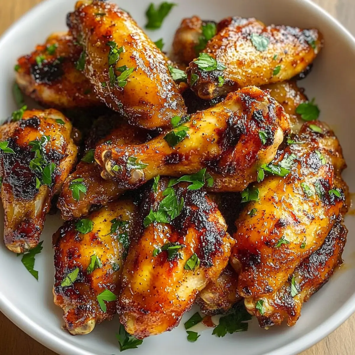 Cajun Garlic Chicken Wings