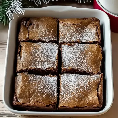 Delightful Simple Gingerbread Brownies for Cozy Holidays 9 Simple Gingerbread Brownies