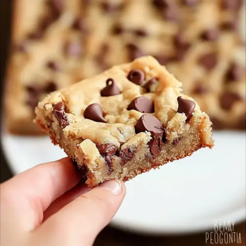 Sheet Pan Chocolate Chip Cookie Cake