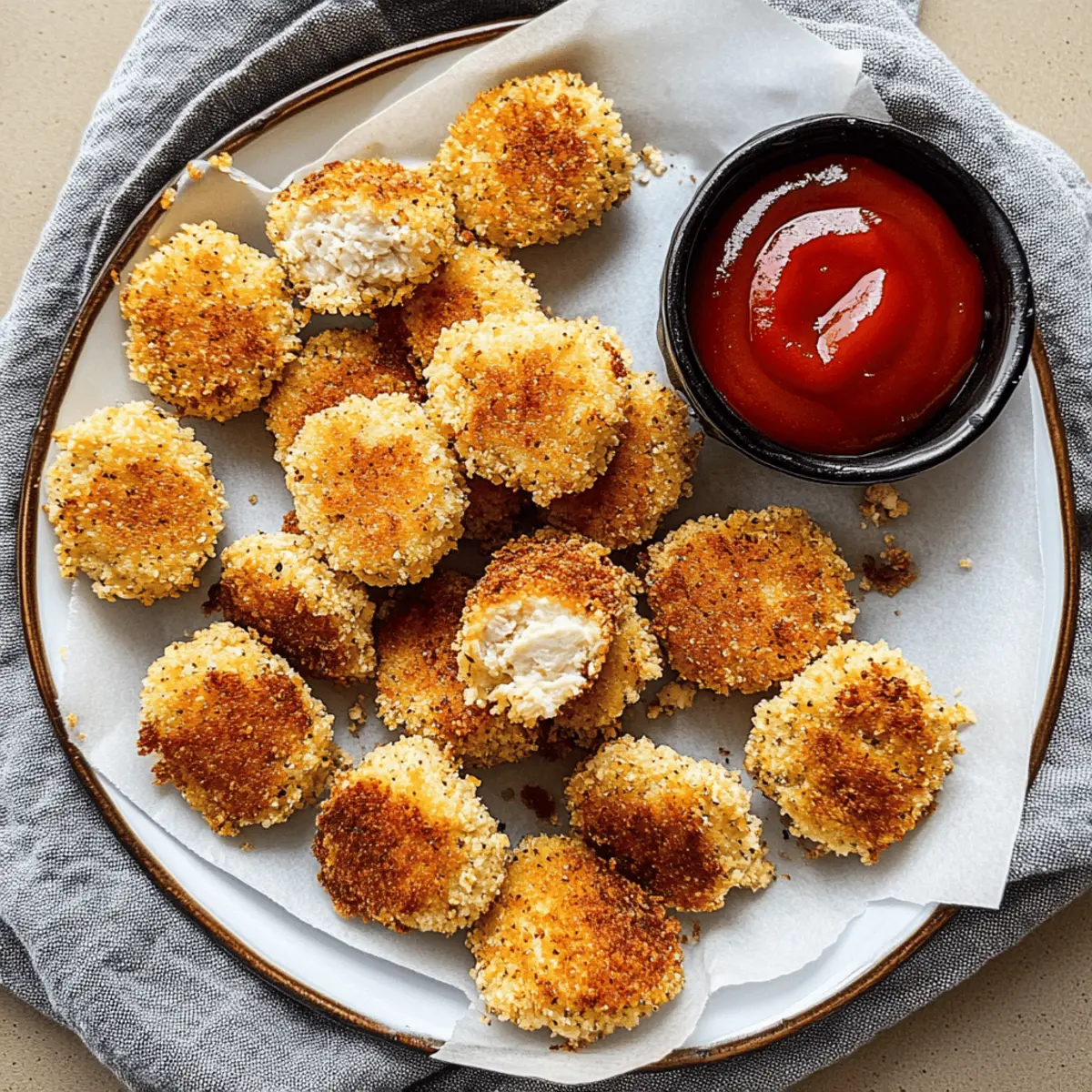 Crispy Cauliflower Chicken Nuggets Your Kids Will Love 2 Cauliflower Chicken Nuggets wsajkv