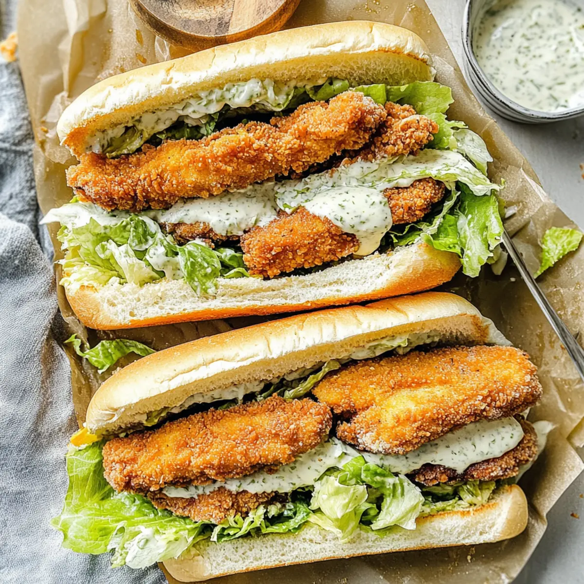 Chicken Caesar Sandwiches j1k5ye