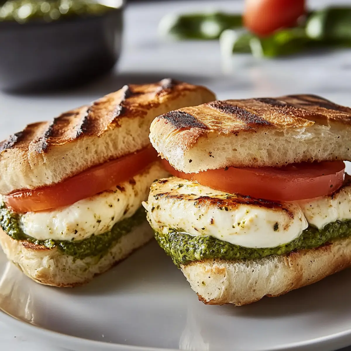 Chicken Pesto Sandwiches wpqmby