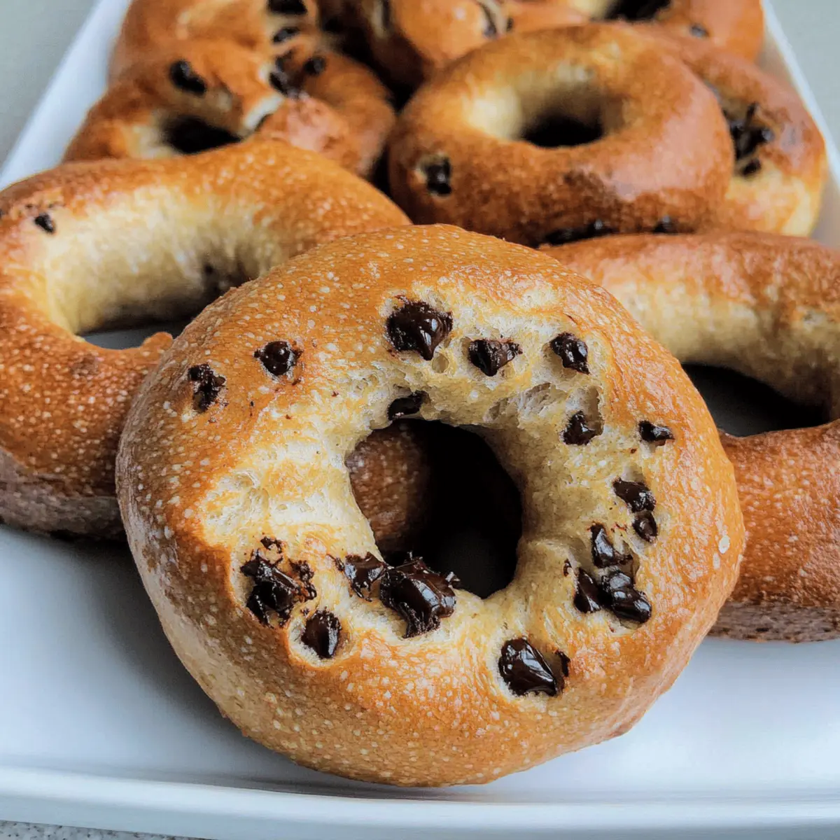 Chocolate Chip Bagels iphlst