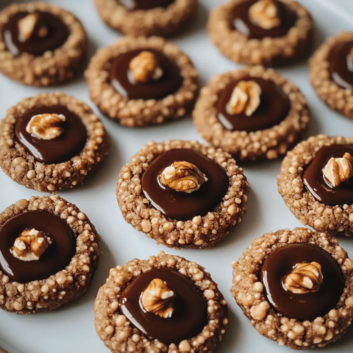 Chocolate Hazelnut Thumbprint Cookies bhtsam