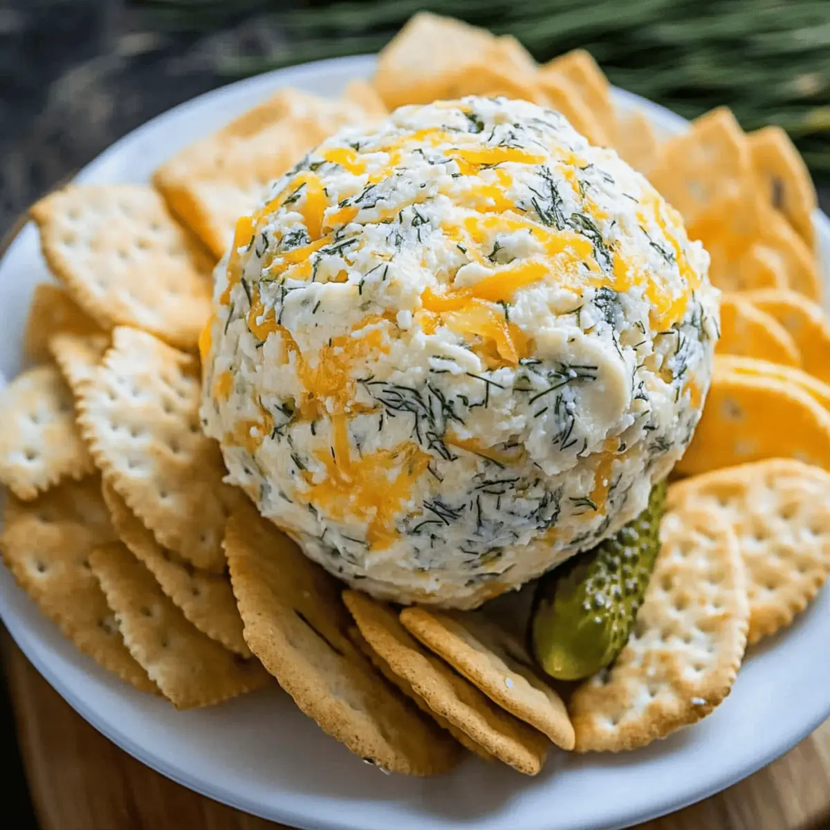 Dill Pickle Cheese Ball stizwn