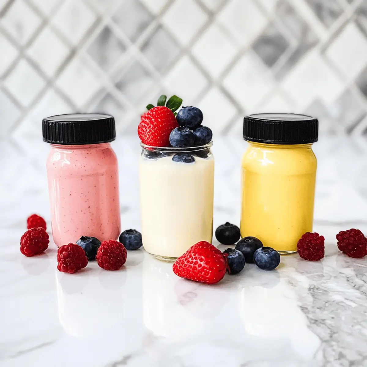 Creamy Drinkable Yogurt: Refreshing 4-Ingredient Delight 1 Drinkable Yogurt grqmdn