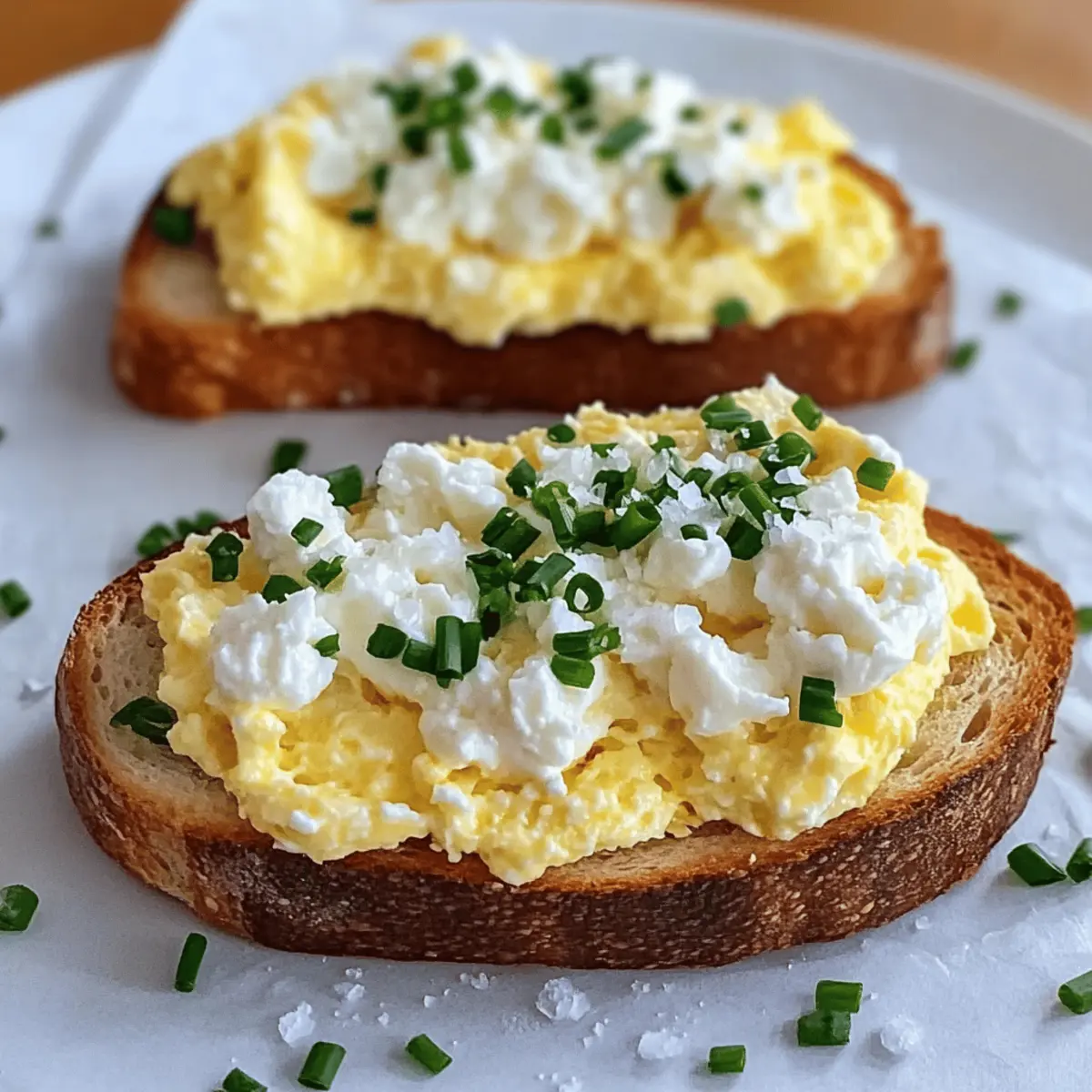 Egg and Ricotta Toast entoba