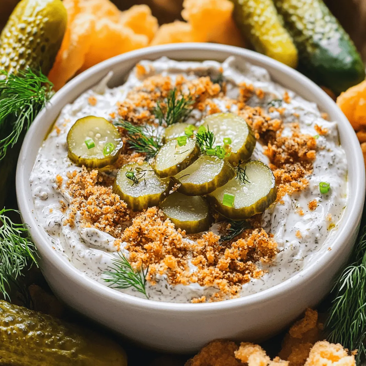 Creamy Fried Pickle and Ranch Dip That's Perfect for Snacking 1