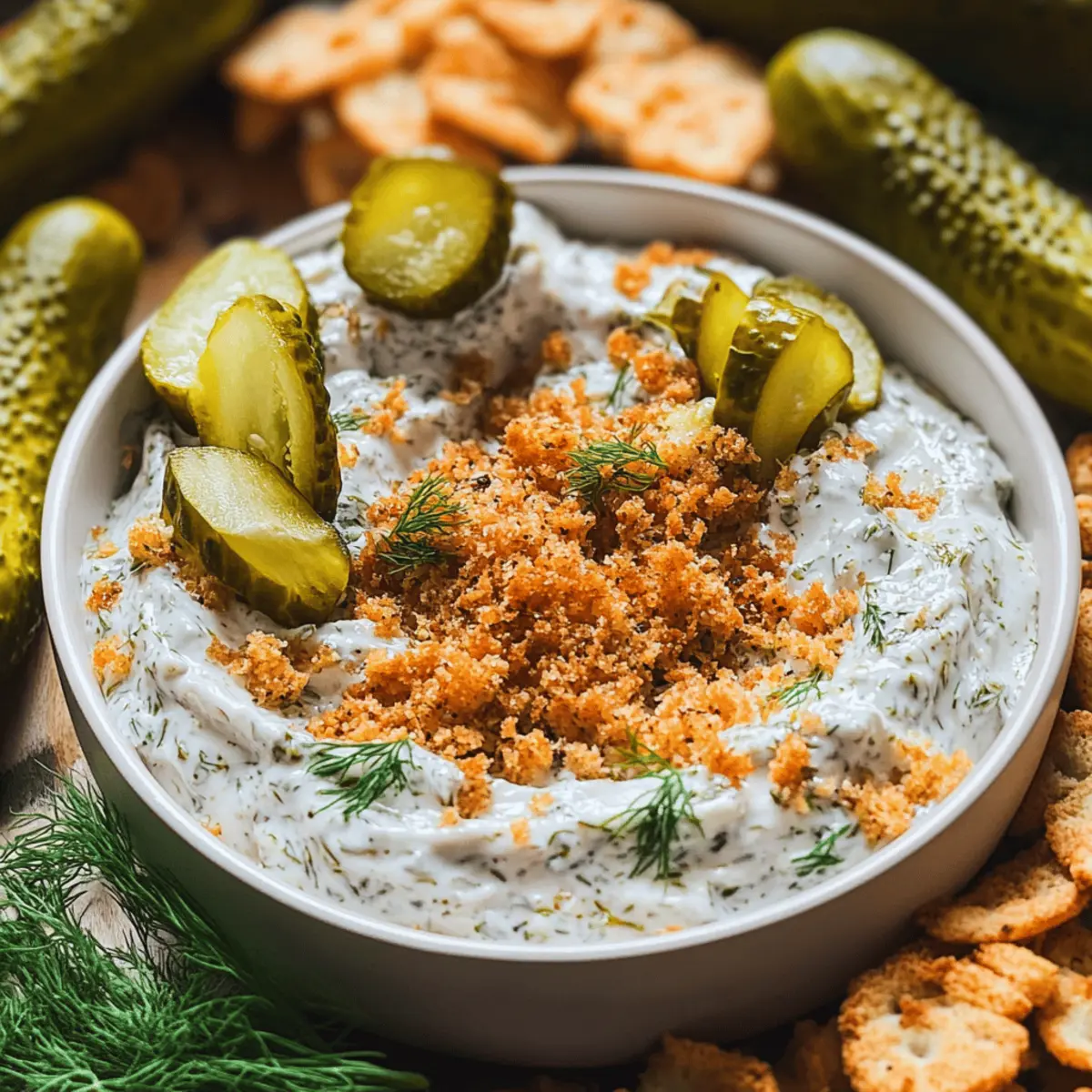 Creamy Fried Pickle and Ranch Dip That's Perfect for Snacking 3 Fried Pickle and Ranch Dip ruz1lt