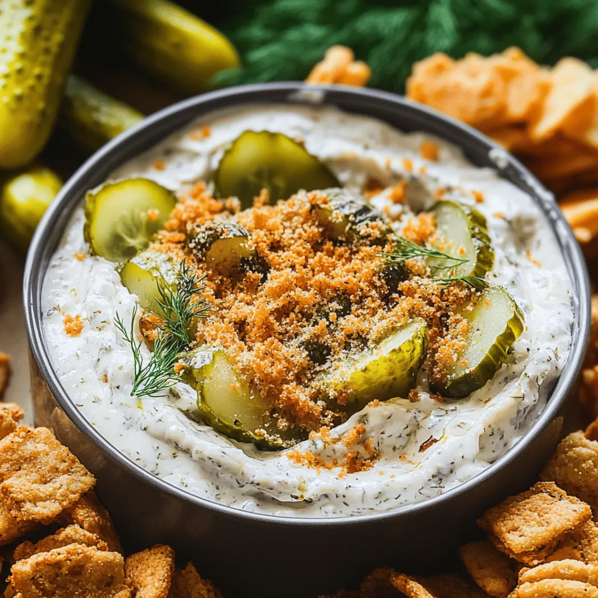 Creamy Fried Pickle and Ranch Dip That's Perfect for Snacking 4 Fried Pickle and Ranch Dip