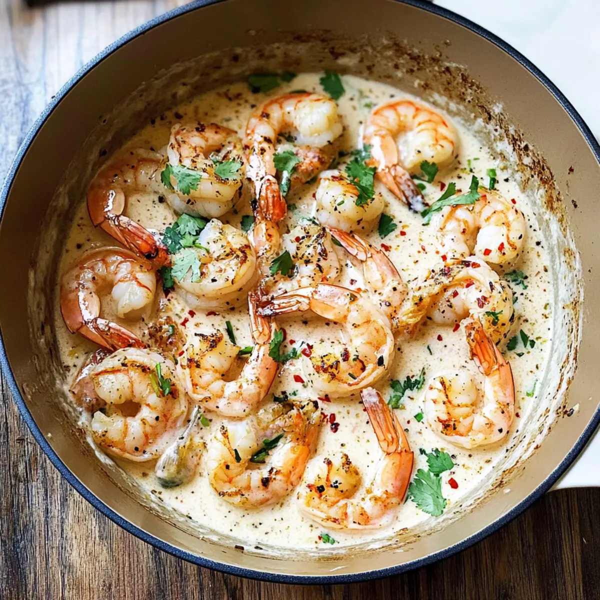 Garlic Shrimp in Coconut Milk hkashf