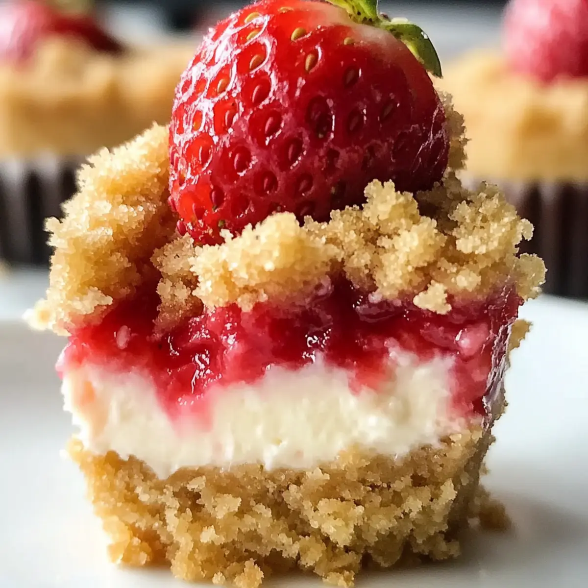 Irresistible Mini Strawberry Cheesecakes to Sweeten Your Day 1 Irresistible Mini Strawberry Cheesecakes efm5ui