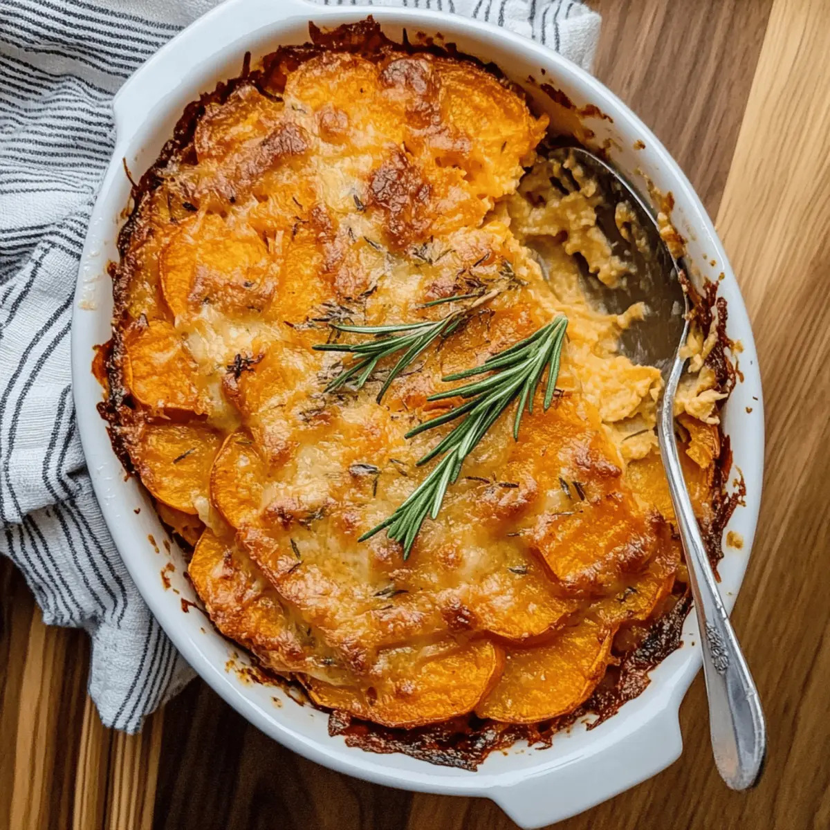 Potato Gratin with Smoked Gouda and Rosemary mzrqmk