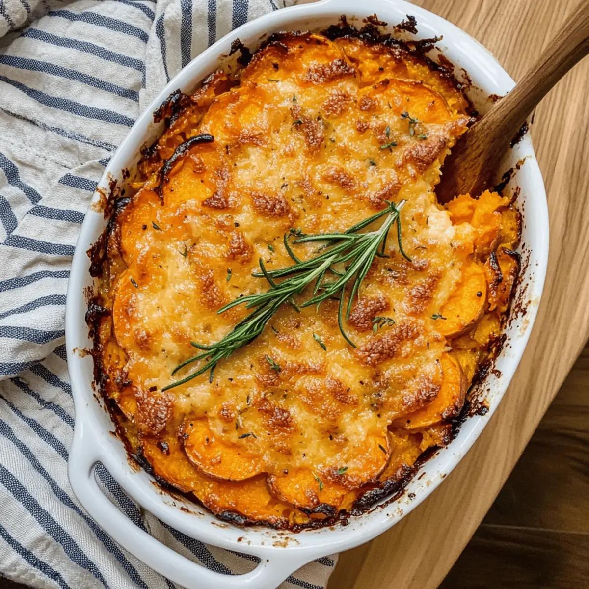 Potato Gratin with Smoked Gouda and Rosemary ufssuu