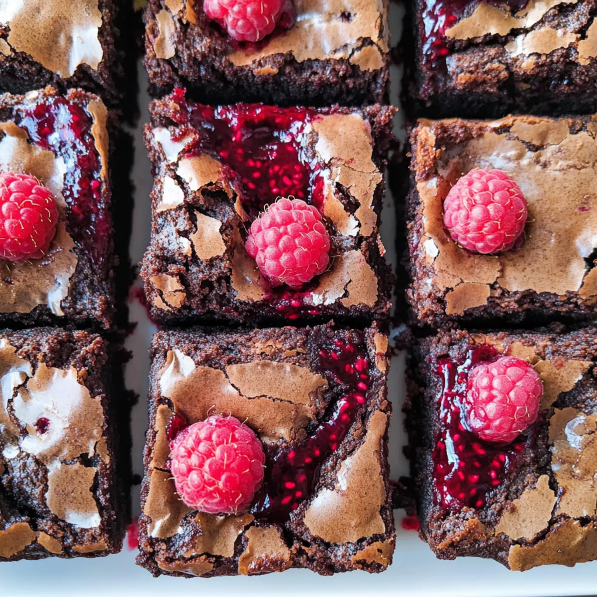 Round Raspberry Brownie Ultimate Fudgy Raspberry Brownies: Deliciously Easy to Make