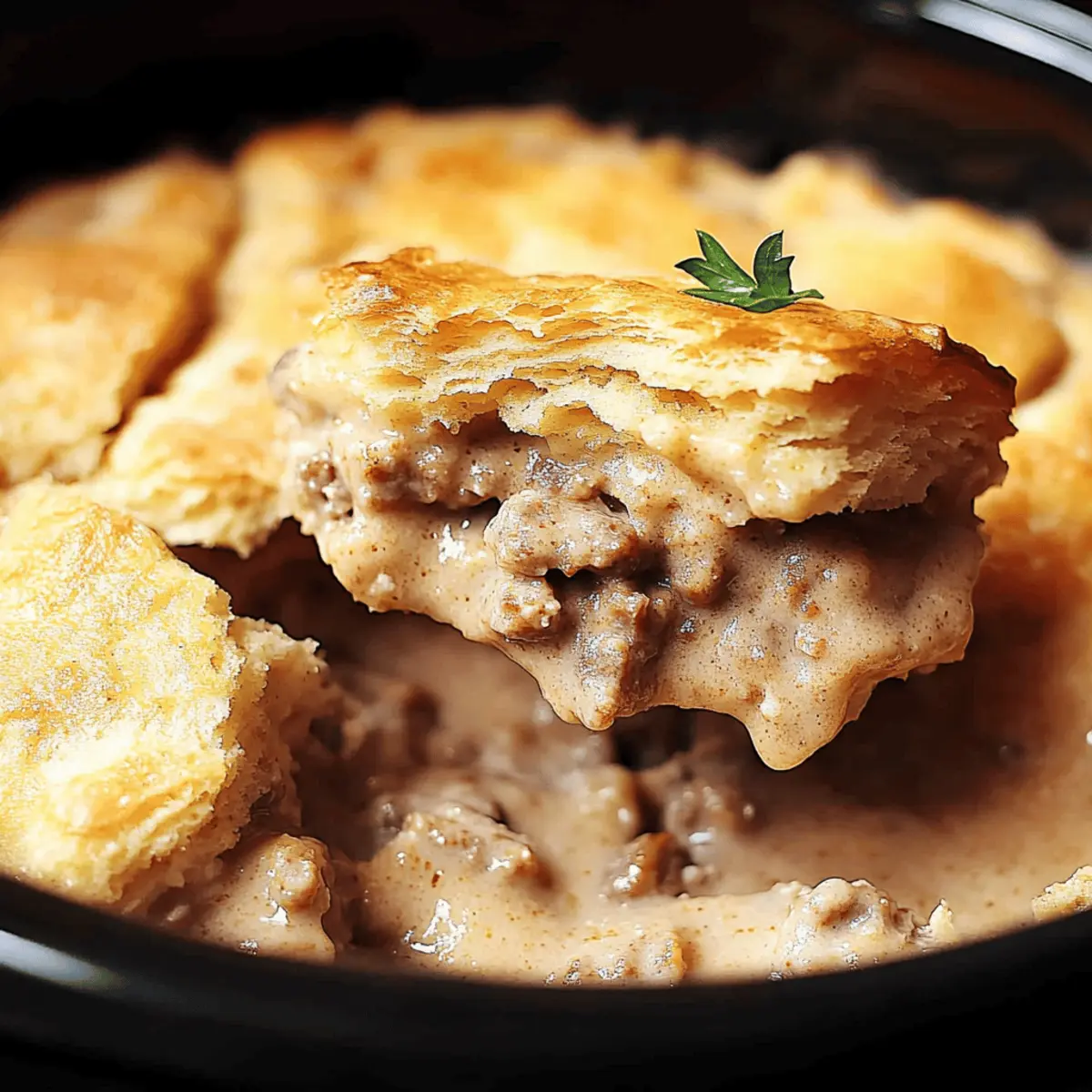 Sausage Gravy Casserole oime3r