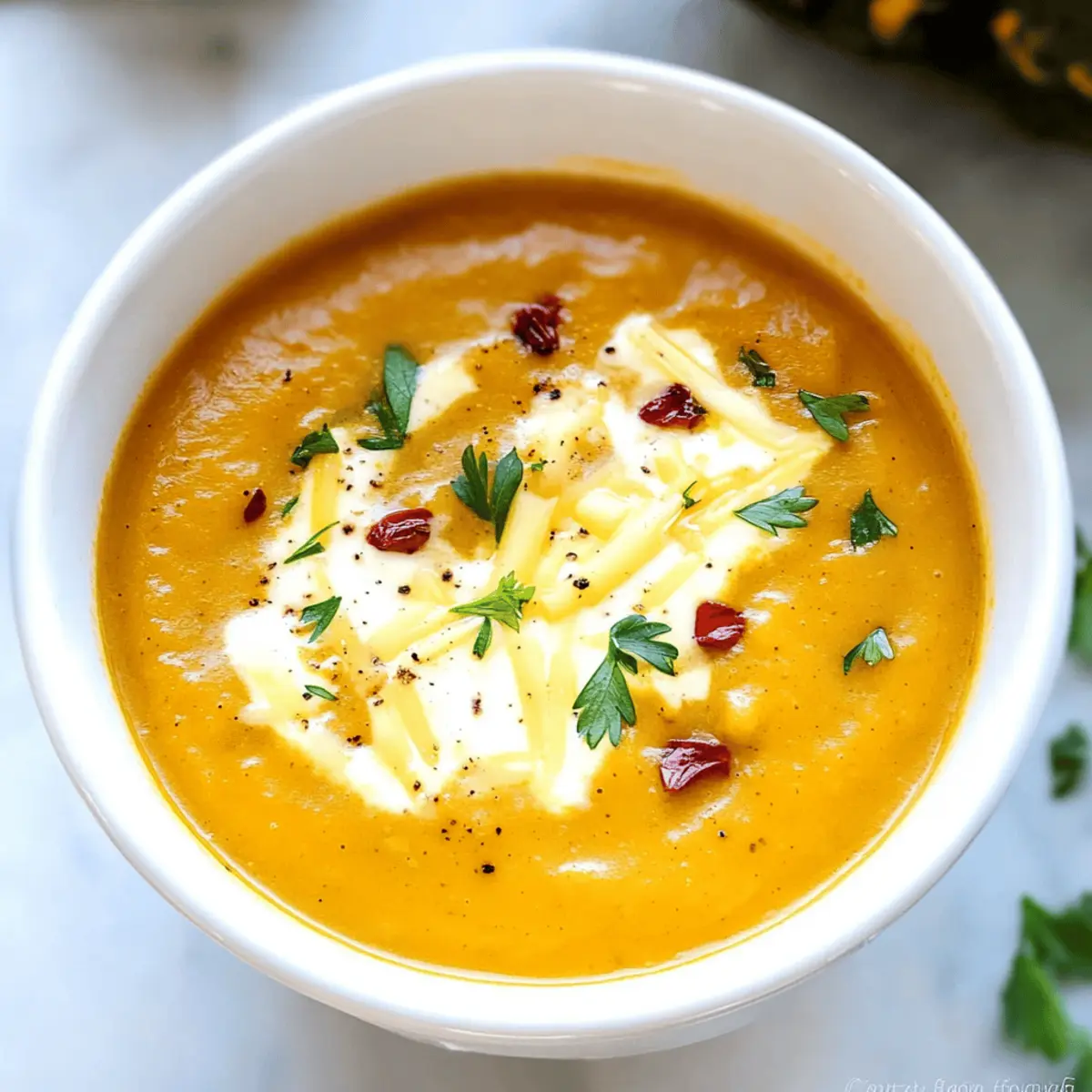 Savory Pumpkin Bisque tuitdb