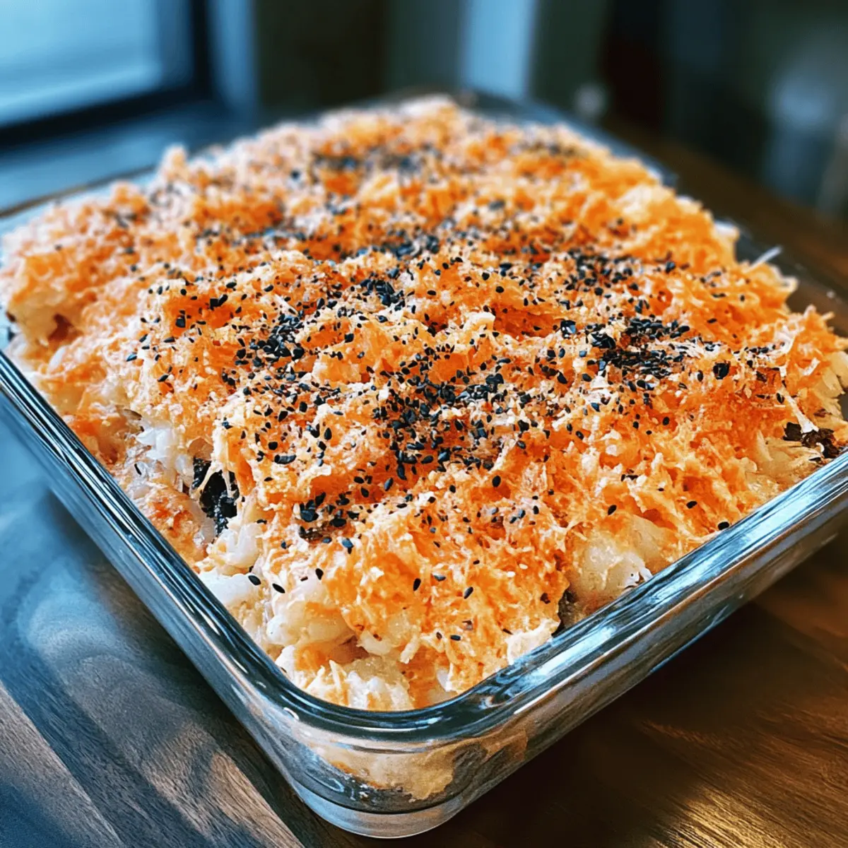 Tuna Creamy Crab Sushi Bake uq28l3