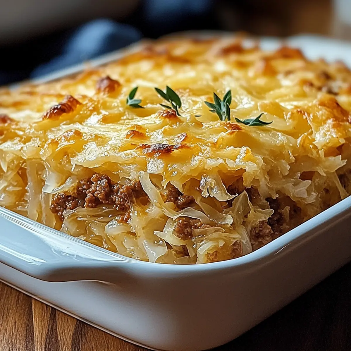 Savory Sauerkraut Casserole