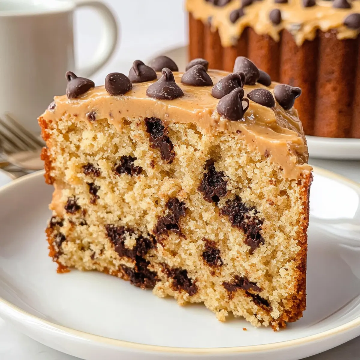 Irresistibly Moist Peanut Butter Pound Cake with Chocolate Chips 4 Peanut Butter Pound Cake with Chocolate Chips