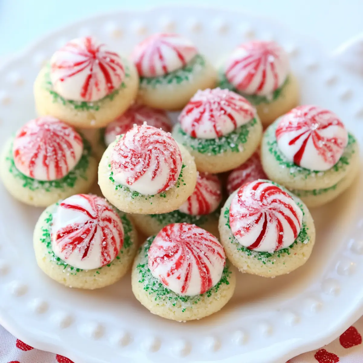 Delicious Peppermint Kiss Cookies for Holiday Cheer 4 Peppermint Kiss Cookies