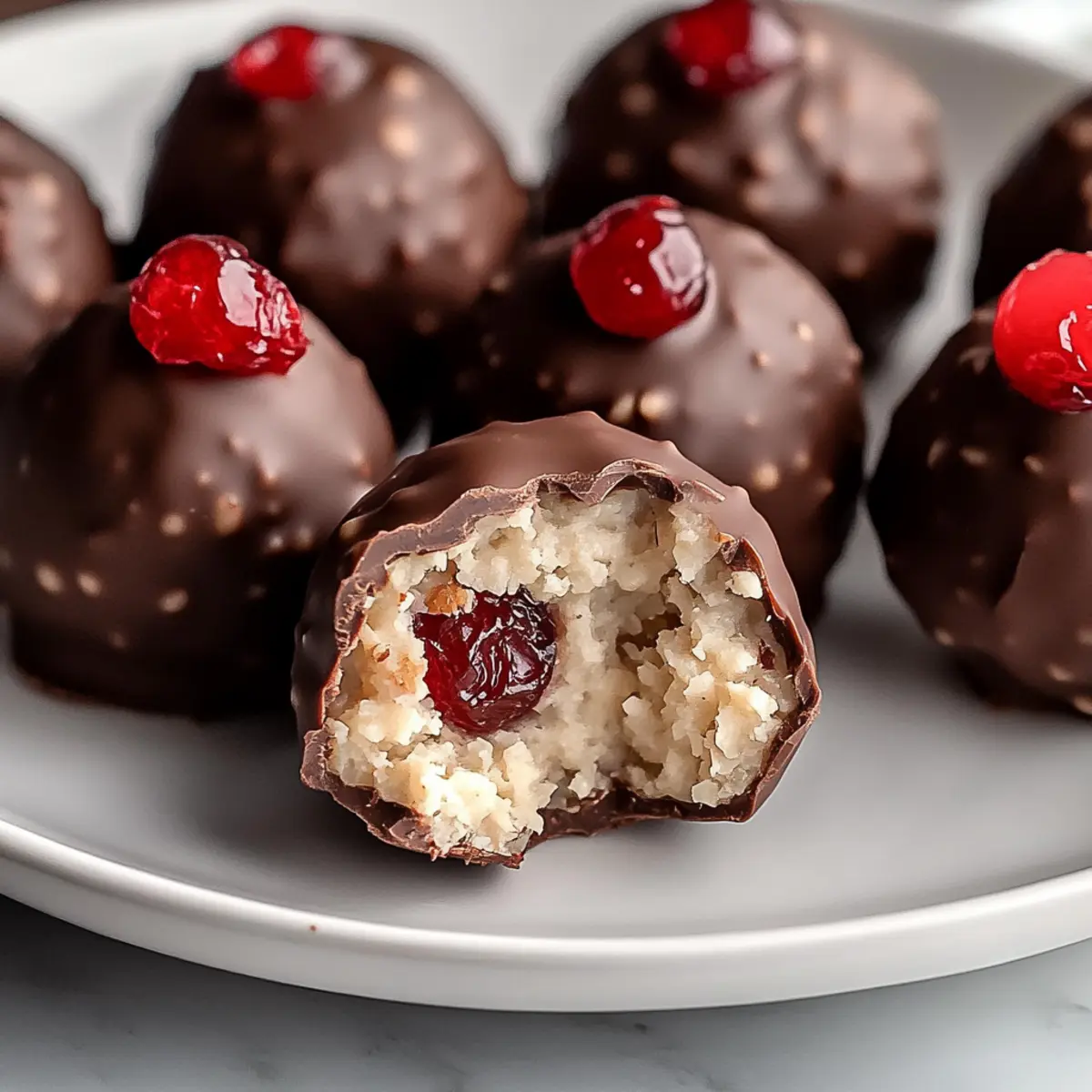 No-Bake Cherry Bourbon Balls