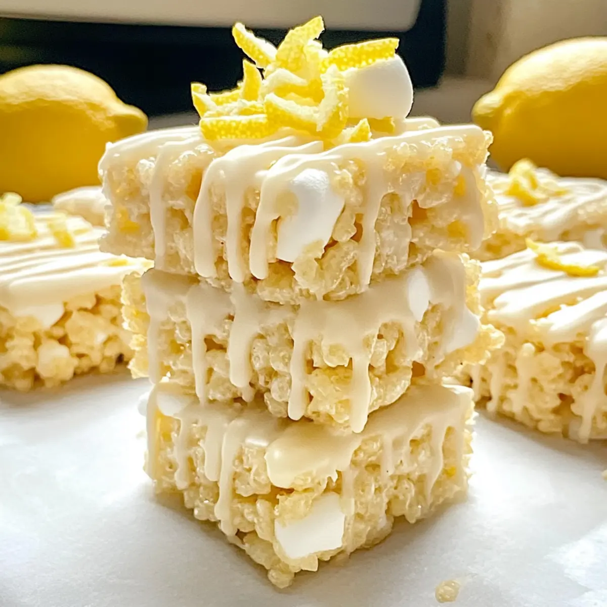 Lemon Rice Krispy Treats: A Refreshing Twist on a Classic 4 Lemon Rice Krispy Treats