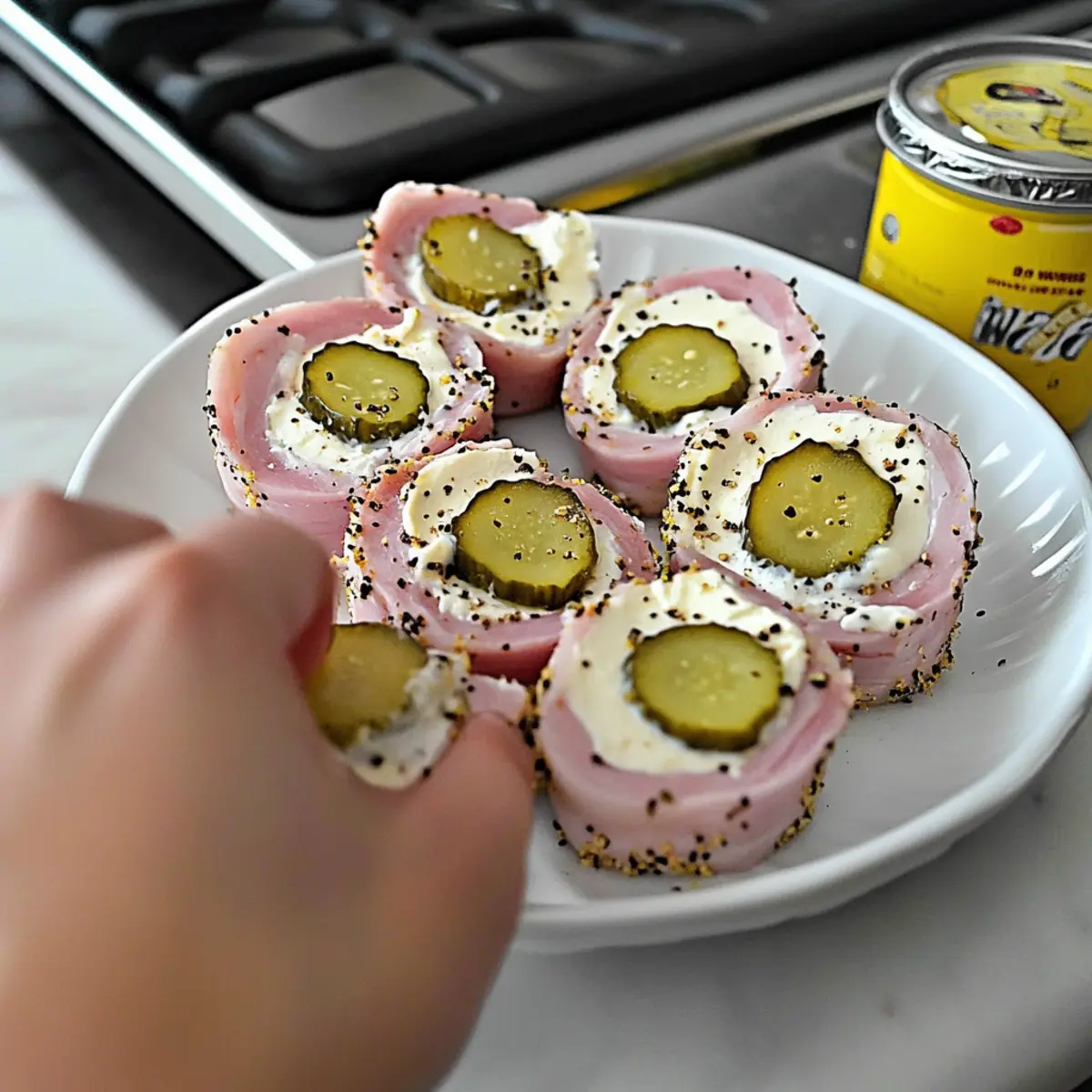 Delicious Keto Ham, Pickle, & Cream Cheese Roll-Ups Ready in Minutes 3 6e631a12 a59c 4bcf 8c87 5de388bb009bbr atsw89