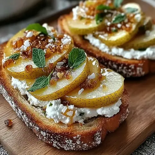 Elevate Mornings with Pear & Honey Ricotta Toast 26 Pear & Honey Ricotta Toast