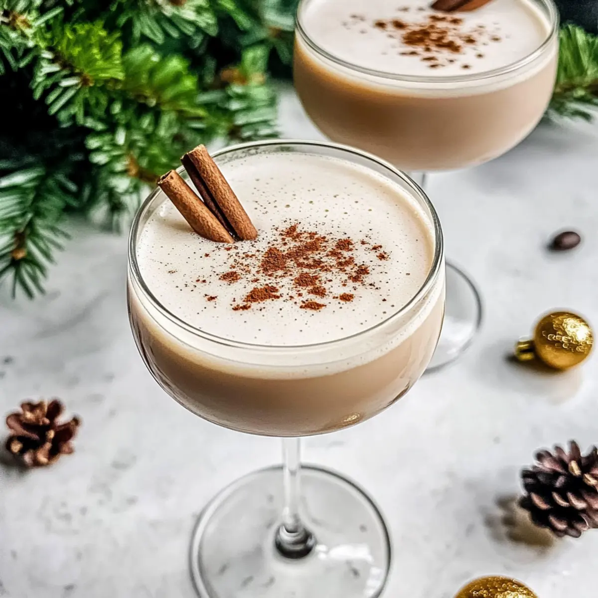 Delicious Eggnog Espresso Martini with Rum: A Cozy Delight 4 Eggnog Espresso Martini with Rum