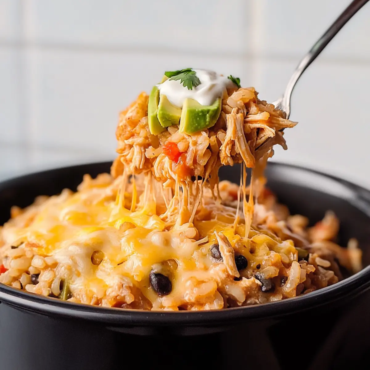 Slow Cooker Chicken Burrito Bowls