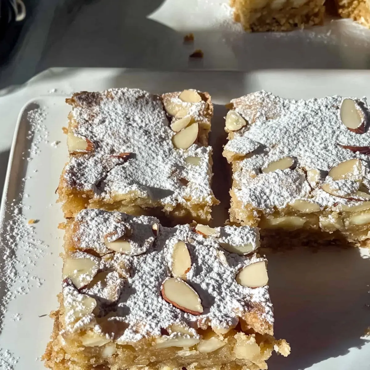 Almond Croissant Cookie Bars