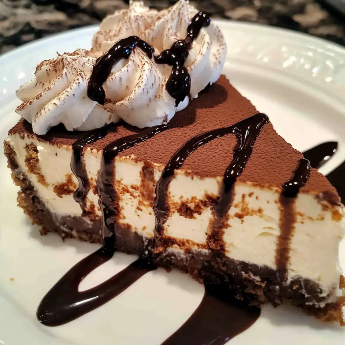 Indulge in Heavenly Tiramisu Cheesecake with Rich Kahlua Drizzle 3 6f35ada3 74c6 4044 a3a0 11e71e3142e9br jlpb0t