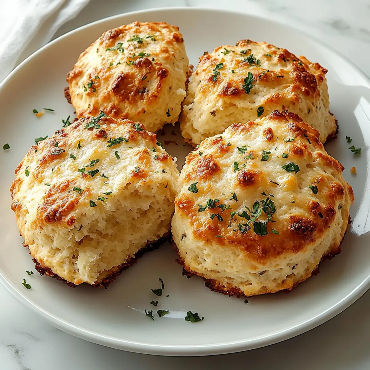 Savory Garlic Parmesan Scones