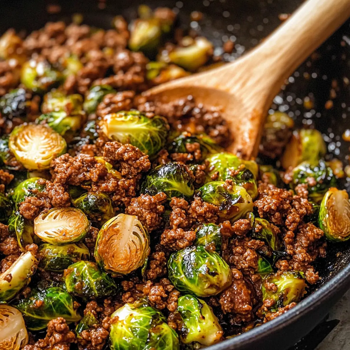 Ground Beef and Brussels Sprouts Skillet in 30 Minutes 2 81fff2e3 729d 4df3 9561 3ac118bd0a62bl zpgd6u