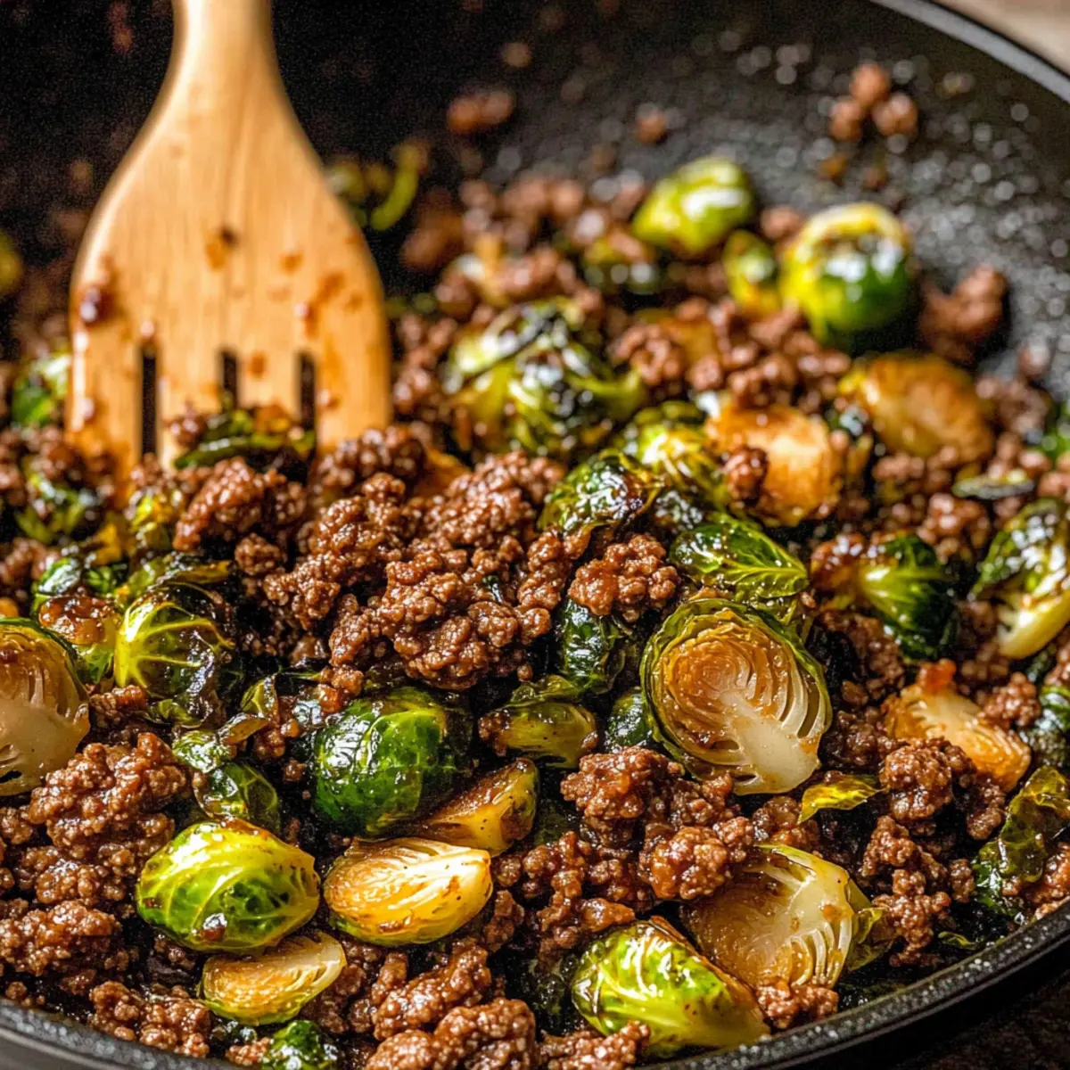 Ground Beef and Brussels Sprouts Skillet in 30 Minutes 1 81fff2e3 729d 4df3 9561