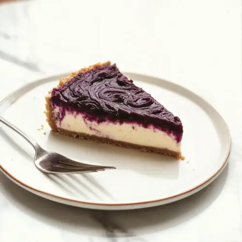 Mulberry & Earl Grey Cheesecake