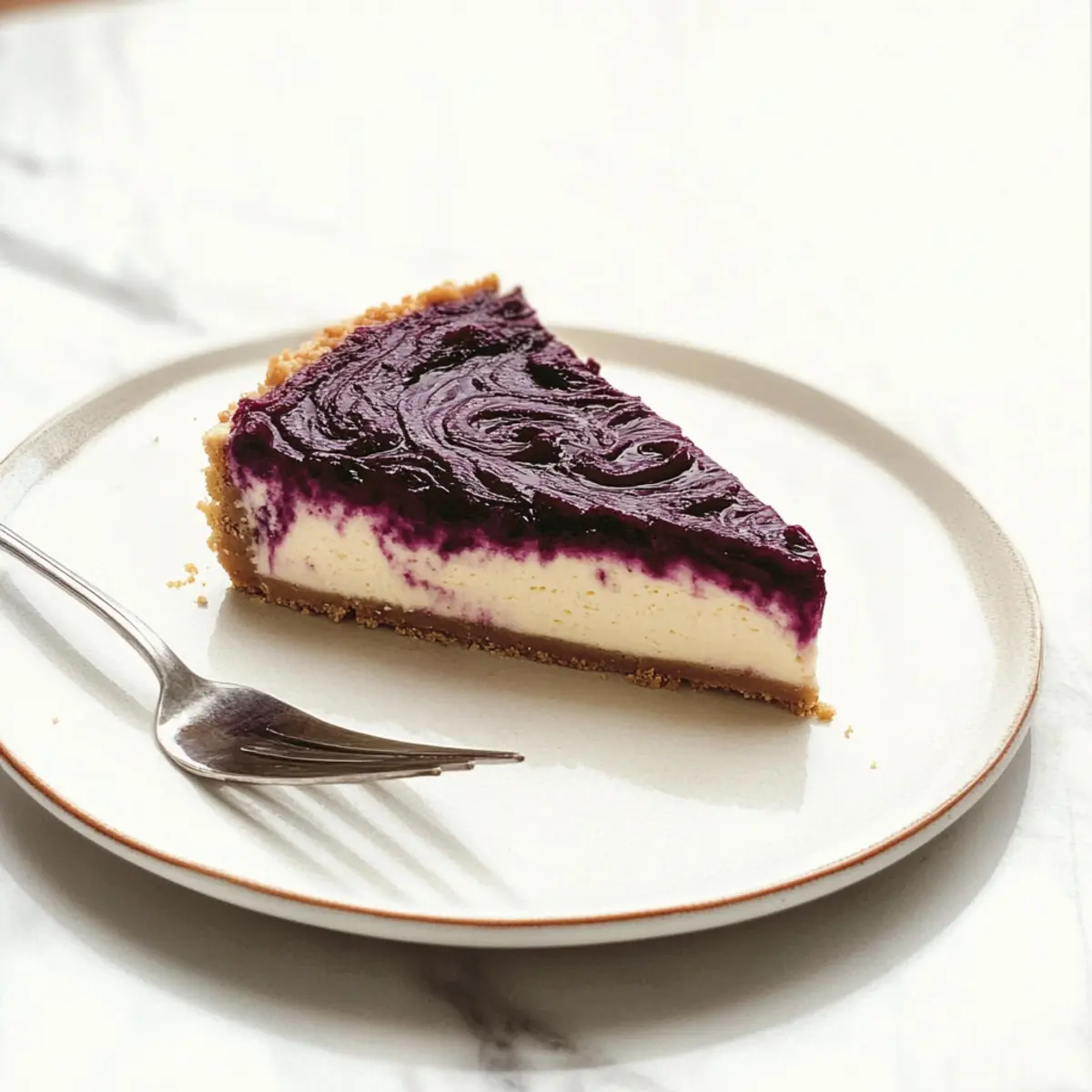 Mulberry & Earl Grey Cheesecake