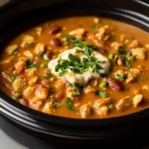 Slow Cooker Buffalo Chicken Chili