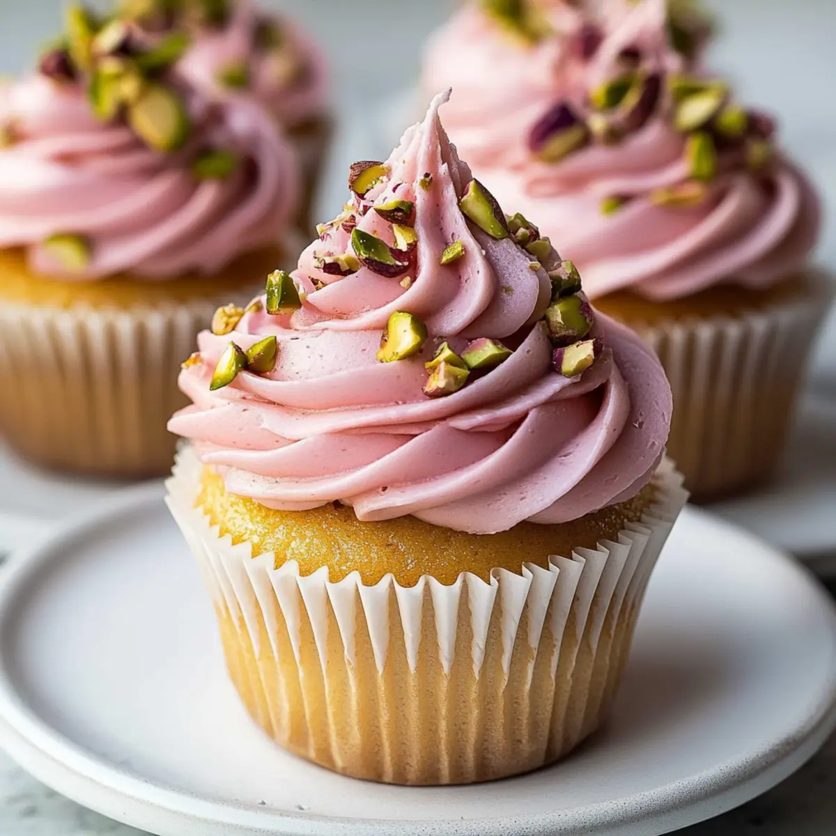 Rose and Pistachio Cupcakes: Indulge in a Floral Fantasy 4 Rose and Pistachio Cupcakes